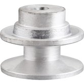Polia de alumínio 1 canal B - 100 mm 