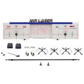 Alinhador de Direção MR Laser Dianteiro/Traseiro Azul para Rampa