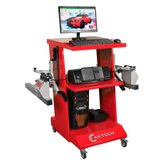 Alinhador Digital 2 Cabeças Linha Pesada com Rack e Computador Vermelho CT-387RI