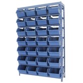 Estante Porta Componentes Azul com 28 Caixas Nr. 7