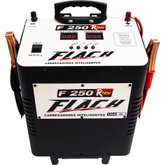 Carregador de Bateria Inteligente 12/24 120A com Auxilio de Partida Bivolt Flach F250 RNEW