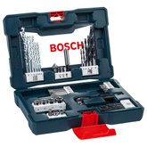 Kit de Brocas, Pontas e Bits V-Line com 41 Peças