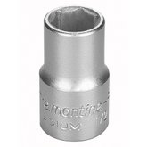 Soquete Sextavado 13mm em Cr-V com Encaixe de 1/2 Pol.