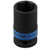 Soquete de Impacto Sextavado Longo 21mm com Encaixe 1/2Pol.