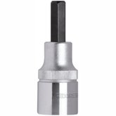 Chave Soquete Ponta Hexagonal de 10mm com Encaixe de 1/2 Pol.