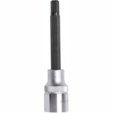 Chave Soquete Ponta Hexagonal Longa de 8mm com Encaixe de 1/2 Pol.