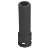 Soquete de Impacto Sextavado Longo Cr-Mo 11mm com Encaixe 3/8 Pol.