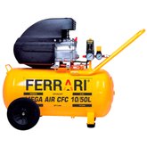 Compressor de Ar Mega Air CFC 10 Pés 50L 2HP 110V
