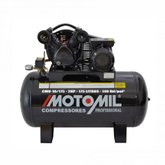Compressor 140lbs 2HP Monofásico 110/220V 175L CMV-10/175 Motomil