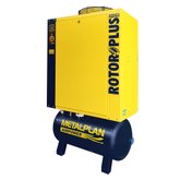 Compressor de Ar Parafuso Rotorplus 25HP 80,6PCM 12Bar 163 Litros Trifásico 220V