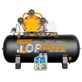 Compressor de Ar Top 15 MP3V Média Pressão 15PCM 200 Litros Sem Motor + 2 Óleos Lubrificante VG 150 AW