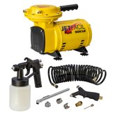 Motocompressor de Ar Direto Jet Fácil Plus 220V com 9 Acessórios