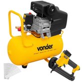 Motocompressor de Ar MCV 216 21,6 litros 220V + Pinador Pneumático PPV 300 + Pinos