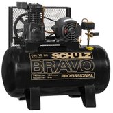 Compressor de Ar Bravo 15 Pés 100 Litros Mono 110/220V