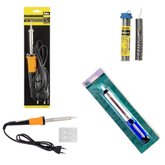 Kit Ferro De Solda De Solda + Sugador + Tubete Em Fio 30w 110v