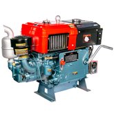 Motor a Diesel TDWE18RE-XP Refrigerado a Água Radiador 4T 16.5HP 903CC com Partida Elétrica e Manual