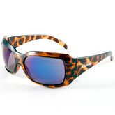 Óculos de Proteção Ibiza Azul Espelhado com Armação Marrom