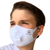 Máscara de Tecido Antiviral Branco Infantil
