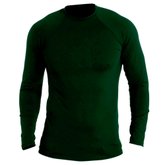 Camiseta Antiviral Masculina Manga Longa Verde Tamanho P