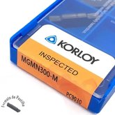 Inserto Pastilha Bedame 3mm - MGMN300 M PC9030 - KORLOY