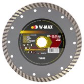 Disco de Corte W-Max Diamantado Turbo 180mm