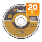 Kit com 20 Discos de Corte Fino 4.1/2 Pol. Super Premium