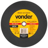 Disco de corte DCV Grão 30 de 355 x 3,2 x 25,40mm