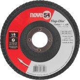 Disco de desbaste/acabamento flap-disc cônico 4.1/2 Pol. grão 120 costado de fibra NOVE54