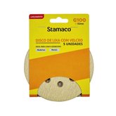 Disco de Lixa 150mm Grão 100 com Velcro 5 Unidades