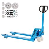 Transpalete Manual 2500Kg 525 x 1150 mm com Roda Dupla de Nylon + Conjunto Rodas de Direção Carga Tandem Nylon e Vedações TM2500 / TM3000	