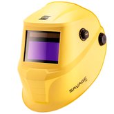 Máscara de Solda Automática Savage A40 Amarela Profissional Com Regulagem Ton 9 à 13