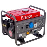 Gerador de Energia à Gasolina 3CV 1.3kva com Partida Manual Monofásico 110V