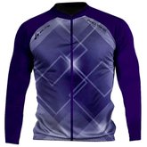 Camisa Ciclista G Masculina Manga Longa Marinho