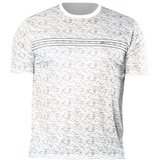 Camiseta Lazer G Masculina em Malha Dry com Estampa Digital Branco 