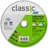 Disco de Corte Classic 115 x 1,6 x 22,23mm para Metal