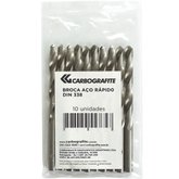 Kit Brocas de Aço Rápido DIN 338 2,5mm com 10 Unidades