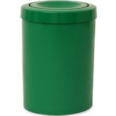 Cesto de Lixo Verde de 15L com Tampa Flip Top