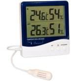 Termo-higrômetro Digital Temperatura e Umidade com Visor LCD a Pilha AAA