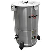 Descascador Inox DA-06 6Kg 0,5CV 220V para Legumes Tubérculos e Raízes