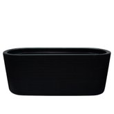 Vaso Floreira Preto 80x30cm em Polietileno