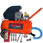 Conjunto Compressor de Ar VC50-2 50 Litros 60Hz 2,5HP 220V VULCAN com Óleo 1L e Kit de Ferramentas com 13 Peças