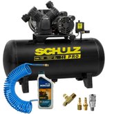 Compressor de Ar CSV 10 Pés 110L Monofásico 220V + Kit de Acessórios