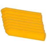 Giz de Cera Amarelo 110 x 12mm com 8 Unidades Uso Profissional