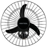 Ventilador de Parede Preto em Aço 50cm