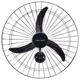 Ventilador de Parede Grade Aço 60cm 200W Bivolt Preto