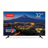 Smart Tv 32 Hd Aiwa Aws-tv32bl02a Android Hdr10 8832-01 Preto Bivolt