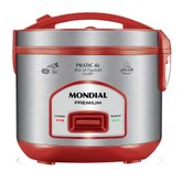 Panela Elétrica Mondial Pratic 6I Vermelho/Inox 127V