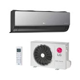 Ar Condicionado Split LG Hi Wall Inverter Voice Artcool UV Nano +AI 18.000 BTU/h Quente e Frio Bifásico Cinza Escuro Espelhado S3-W18KLR7A - 220V