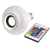 Lâmpada Bluetooth Led 12W Music Rgb Caixa De Som + Controle