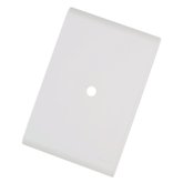 Placa 4 x 2 Liz Branca com Furo 9,5mm